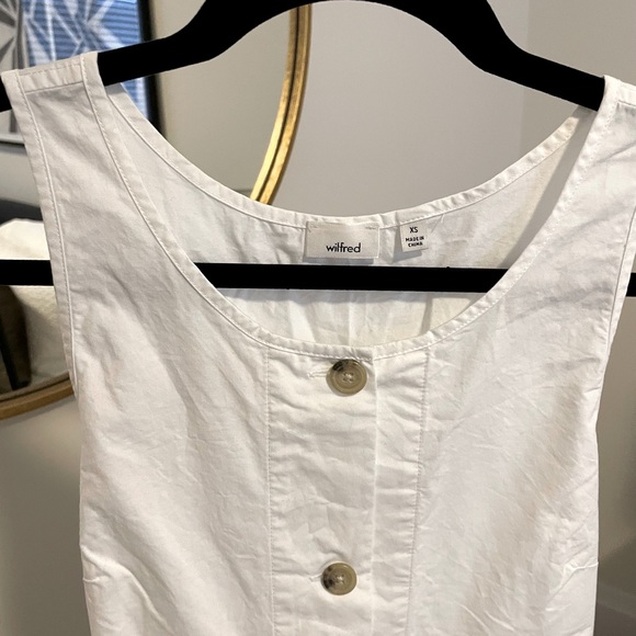 ARITZIA (WILFRED) - WHITE BLOUSE - Picture 3 of 3